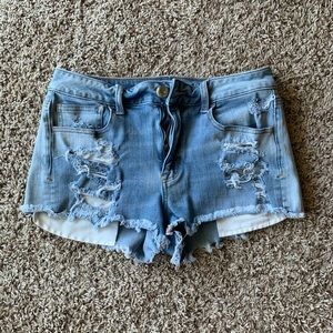 SOLD American Eagle High Rise Jean Shorts size 8
